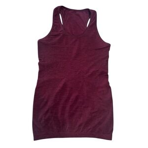 Sweaty Betty Seamless Workout Tank Top Women size Small S Maroon Shirt SB5353